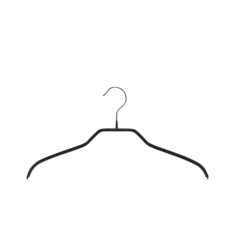 Mawa German Non-Slip Hangers Silhouette 36F 10 Pack Black