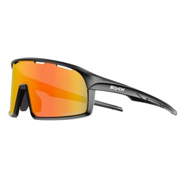SCVCN Polarized Cycling Glasses Sports Sunglasses Men Women MTB Bicycle UV400 Protection Running Mountain Bike Baseball Biking Goggles Riding BMX Fishing Running Riding Golf Driving Softball 501