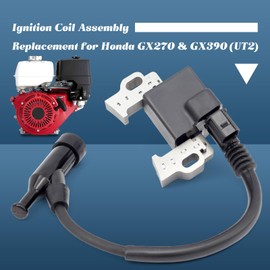Esttlamer 30500-Z5K-801 Ignition Coil Assembly Replacement for Honda GX270 & GX390 No Rev Limiter Use with UT2 Flywheels (Closed to Run) Switches Replace 30500Z5K801