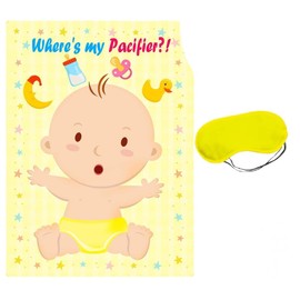 Juego de chupete para bebés, para decoración de baby shower, suministros de fiesta de cumpleaños para niños, juegos de baby shower