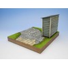 kobaani Model Studio 1/24 suuxi-tosutairusiri-zu and Cobble, Garden Shed, Assembly