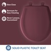 Bemis Classic Colors Slow Close Toilet Seat, Easy Clean Hinges