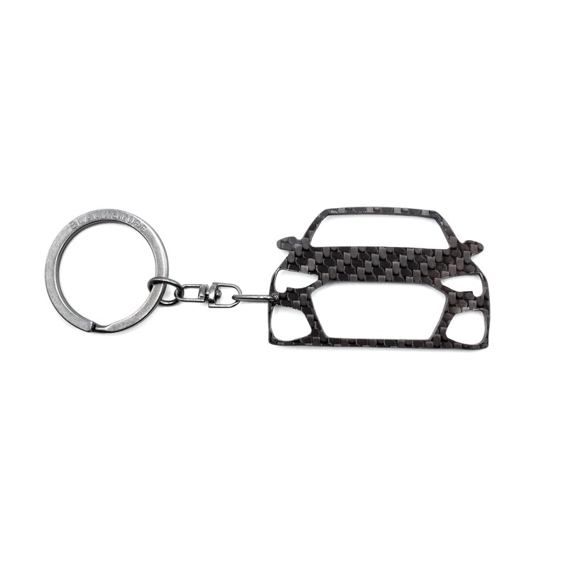 BlackStuff Carbon Fibre Black Keyring Compatible with A3 S3 8Y