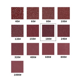 SPEEDWOX 30 Pcs Mouse Detail Sander Sandpaper 6 Hole, 180 Grit Hook and Loop Detail Sandpaper, for Metal Woodworking Grinding Polishing