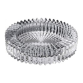 Large 6“ Round Glass Ashtray For Adults, Big Smoking Ashtray For Home Restaurant, Tabletop Decoration