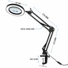 10X USB LED Magnifying Lamp with Clamp, 72 LEDs, Short