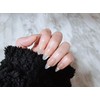 Vividvibe Press on Nails- Almond Soft Skin Cat Eye Crystal