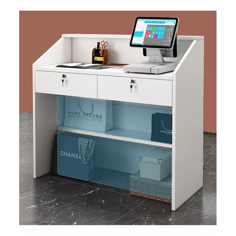THATS COOL Mueble Recepcion Escritorio Con Cajones Para Oficina Negocio