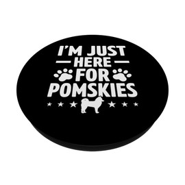 Pomsky Toys Pomsky Lover Dog Bed Stuffed Toy Pomsky PopSockets with Interchangeable PopGrip
