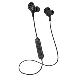 JLab Auriculares inalámbricos JBuds Pro, Negro, Controladores de Titanio de 10 mm, duración de la batería de 10 Horas, Controles de música, Aislamiento de Ruido, Bluetooth 4.1