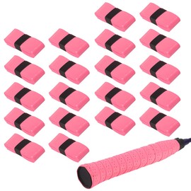 Hantox Grip Tape for Rackets, 20 Pieces, Anti-Slip, Shock Absorbent, Sweat Absorbent, Breathable, Perforated Grip, Replacement, Tennis, Golf, Badminton, Moist Grip