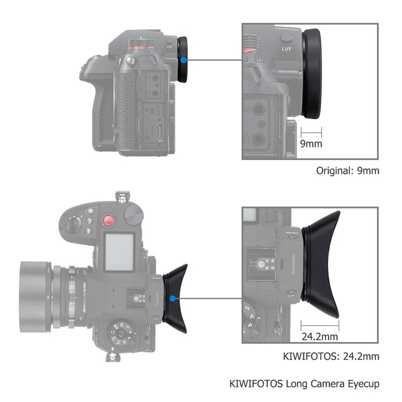 Kiwifotos Eyecup Eyepiece for Panasonic DC-S1H S1R S1