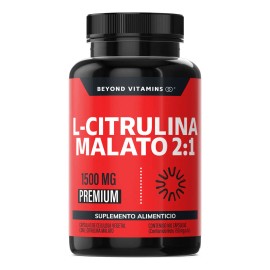 Citrulina Malato 1500mg Puro Pre Entreno Citrulline Malate Oxido Nítrico Tecnología Cápsulas Veganas Workout 180