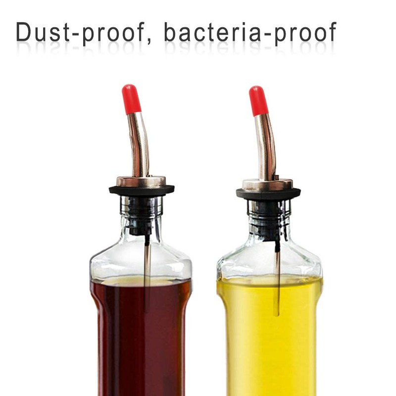 200Pcs Pour Spout Covers for Liquor Bottles,Pourers Spouts Covers Dust