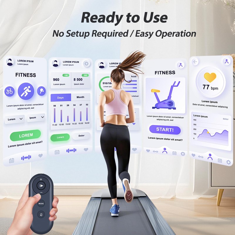 WDZP New Treadmill Remote Control Replacement Fit for Upreign Portable