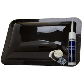 Class A Customs | RV Camper Trailer Smoke Skylight 18 x 26 OD / 14 x 22 ID - Includes Putty, Caulk and Screws | 1826-S-PCS