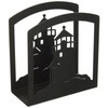 Village Wrought Iron 6 Inch Loon Napkin Holder, Black