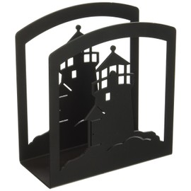 Village Wrought Iron 6 Inch Loon Napkin Holder, Black