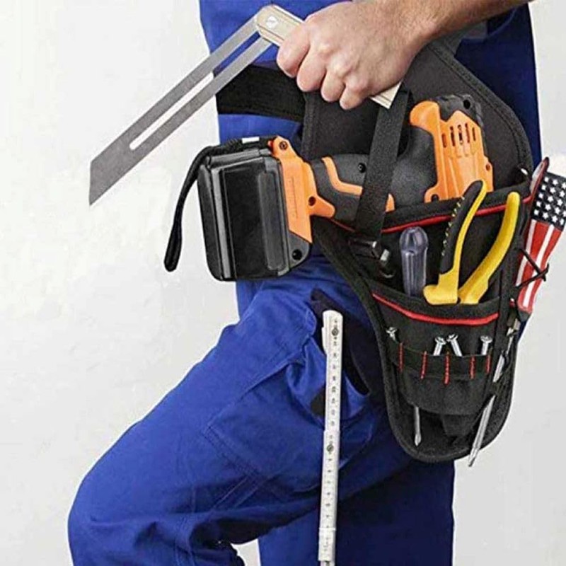 Hand Pruner Hanging Pouch, Heavy Duty Construction Tool Belt for
