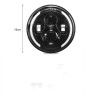 realtop3 7" Motorcycle Projector LED Headlight Driving Light DRL Hi-lo