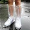 [Mokasali] 使い捨て 靴カバー レインシューズカバー 12枚/6足入 靴カバー ロング 防水 極厚 携帯便利