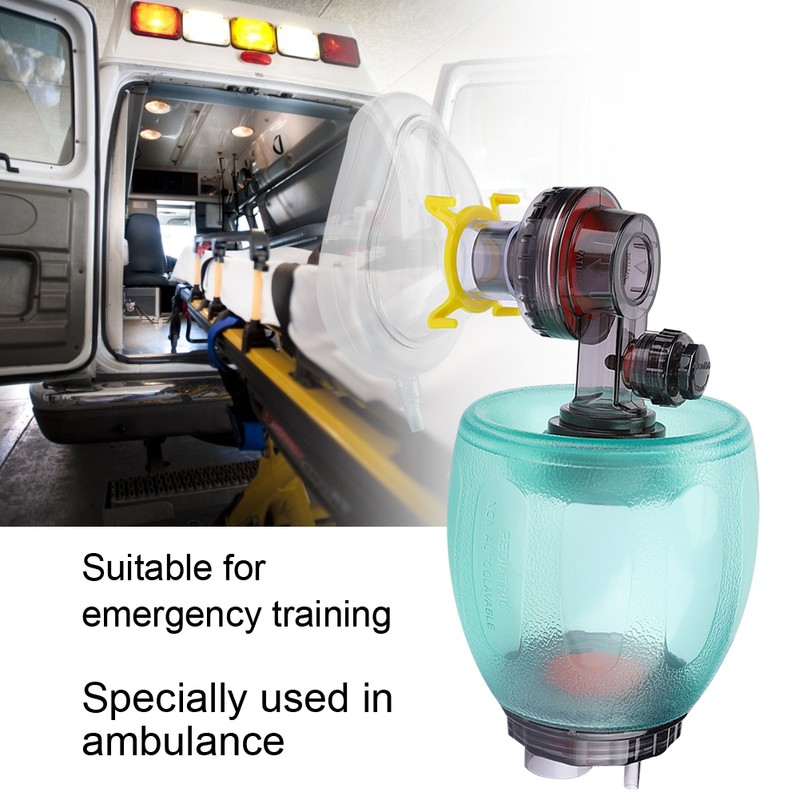 PVC Simple Style Manual Resuscitator Emergency Artificial Respiration Resuscitation ToolFor