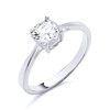 925 Sterling Silver 1.50ct Cubic Zirconia Solitaire Engagement Ring size