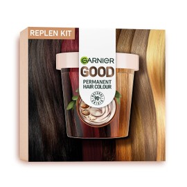 Garnier Good Permanent Hair Dye Replen Kit, 8.0 Honey Blonde, Up To 100% Grey Coverage, 8 Weeks Long-Lasting Colour, No-Drip Application