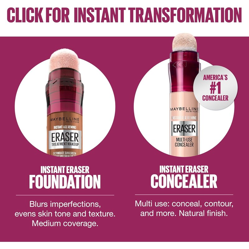 Maybelline New York Instant Age Rewind Eraser Tratamiento de maquillaje,