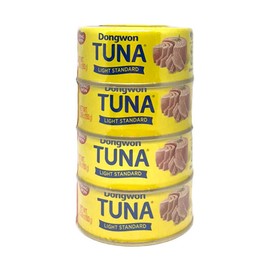 Dongwon Tuna Light Standard, 150g X 4 (600g)