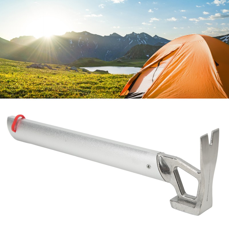 Multifunctional Outdoor Camping Tent Peg Hammer Impact Resistance Stakes Nail