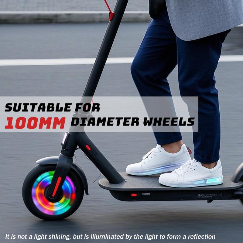 Stunt Scooter Wheels 100mm, Premium PU Scooter Accessories Replacement, Roller