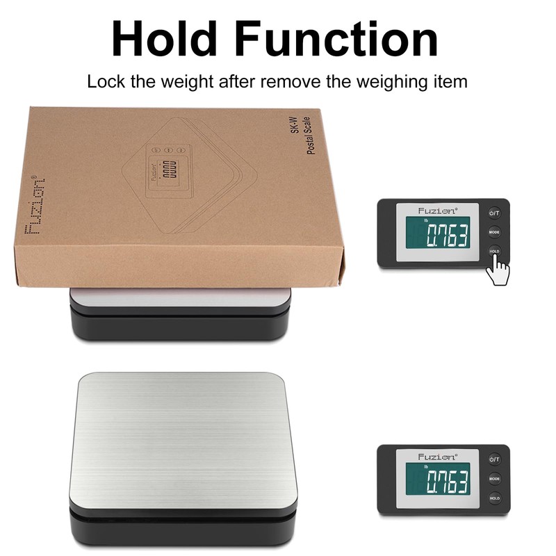 Fuzion Shipping Scale - Wireless Postal Scale 110LB x 0.1oz,