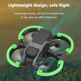 ZJRXM Avata FPV Drone Propeller Guard Bumper Protection Ring Accessories Anti-Collision in Flight (Green)