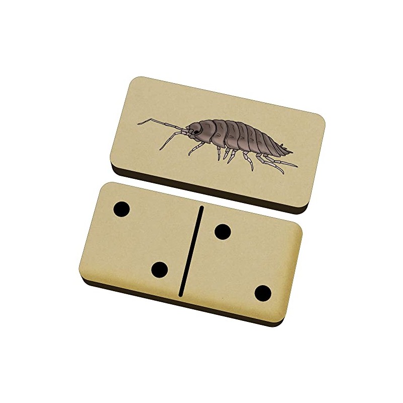 Azeeda 'Woodlouse' Domino Set & Box (DM00031714)