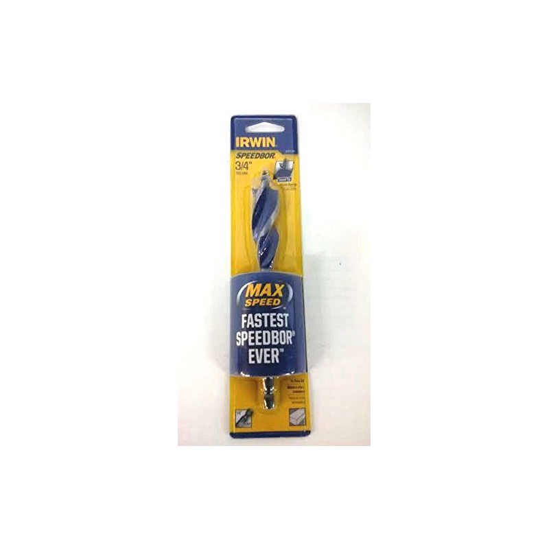 Irwin Speedbor 3041004 3/4" Speedbor Max Standard Length Spade Bit