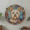 Image Industry West Highland Terrier Stained Glass Effect Suncatcher -