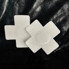 White Satin Cross Nipple Pasties