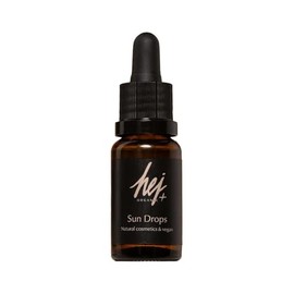 Sun Drops (15 ml) Gentle Self Tanning with DHA & Aloe Vera for Mixing with Face Care, Adjustable Tanning & Streak-free Result, 100% Vegan HEJ ORGANIC