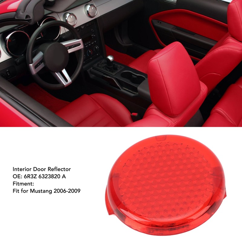 Interior Door Reflector 6R3Z 6323820 A Inside Door Red Reflector