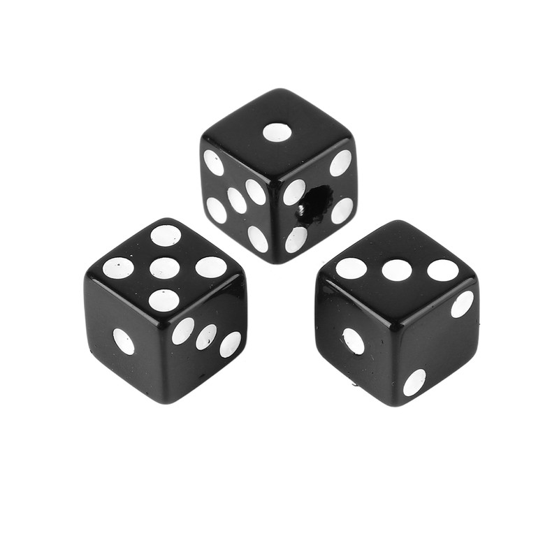 3PCS Guitar Volume Control Knobs Dice Shape Speed Control Knobs