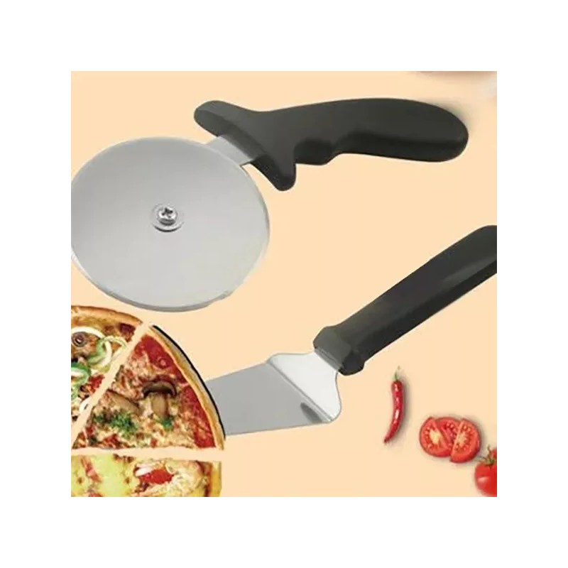 Misore Cortador Pizza Rebanador Masa Acero Inoxidable Reposteria