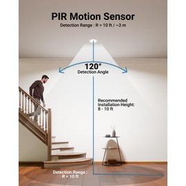Sunco Motion Sensor Recessed Light 6 Inch LED, Slim Downlight with Junction Box, 1000 Lumens, Selectable CCT 2700K/3000K/4000K/5000K/6000K, 14W UL/ETL 2 Pack