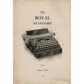 Royal Flatbed No.1 Typewriter Instruction Manual Antique Vtg 2 3 4 Standard User