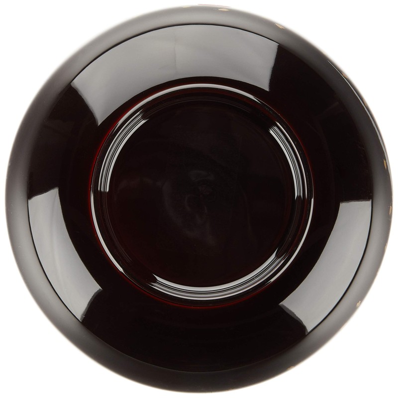 Mitani M17042-9 Yamanaka Lacquerware Soup Bowl, Dark Brown, 5.2 inches