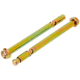 AHC K-ZYSLAHN10125B5 M10 x 125 mm Hex Nut Sleeve Anchor - Zinc/Yellow (Pack of 5)