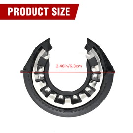 Hoypeyfiy 2Pcs Headlight Hid Light Bulb Holder Retainer Headlamp Bulb Holder Snap Ring Type Base Adapter Replacement for Chevy Camaro 2010-2020 Replacement for Dodge Charger 2011-2020 VP8M5X13N019A