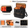 PGmoon 6 Slots Wireless Microphone Carrying Case, Mic Storage Bag