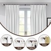 Ceramic Curtain Rods for Windows 66 to 120 Inch,1 Inch