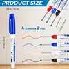 8Pcs Deep Reach Markers Waterproof Deep Hole Marker Pens 34mm